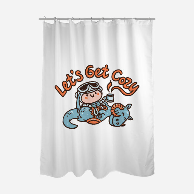 Lets Get Cozy-None-Polyester-Shower Curtain-Wenceslao A Romero