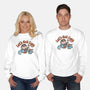 Lets Get Cozy-Unisex-Crew Neck-Sweatshirt-Wenceslao A Romero