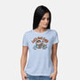 Lets Get Cozy-Womens-Basic-Tee-Wenceslao A Romero