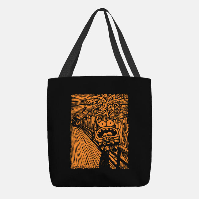 Anxious Scream-None-Basic Tote-Bag-Wenceslao A Romero