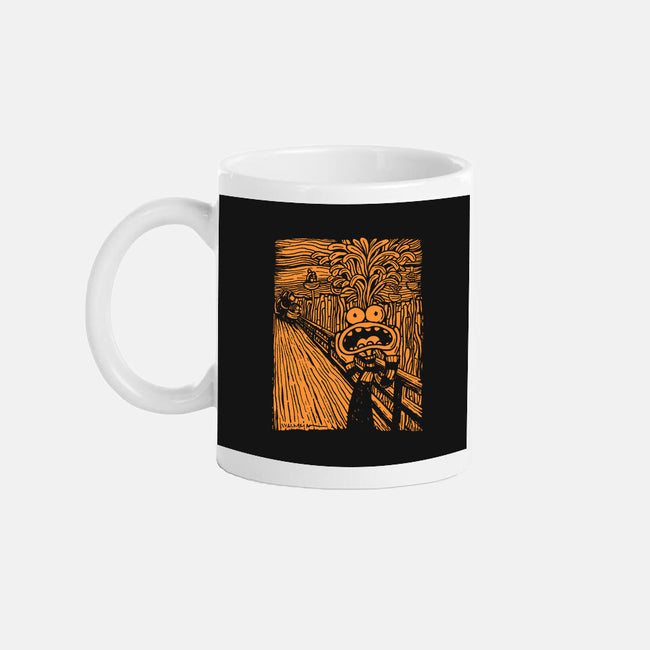 Anxious Scream-None-Mug-Drinkware-Wenceslao A Romero