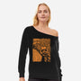 Anxious Scream-Womens-Off Shoulder-Sweatshirt-Wenceslao A Romero