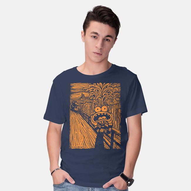 Anxious Scream-Mens-Basic-Tee-Wenceslao A Romero