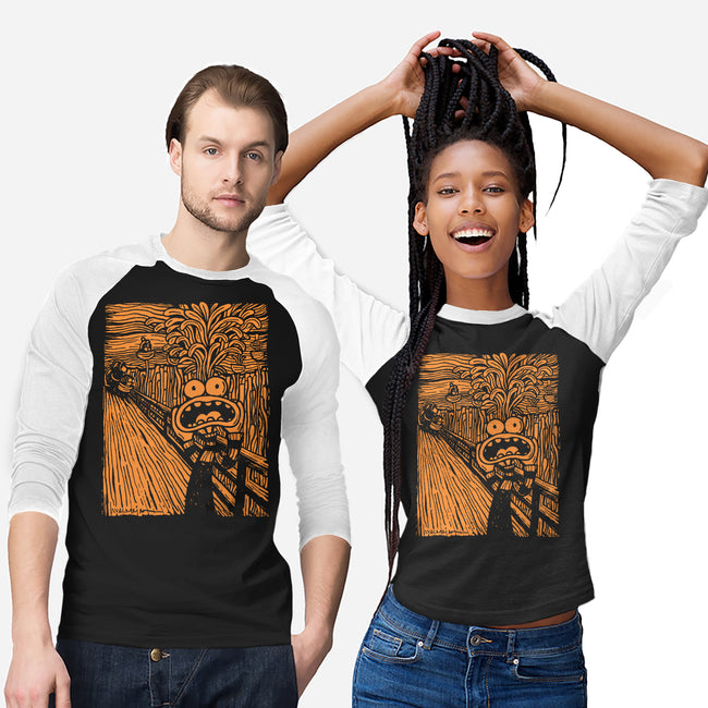 Anxious Scream-Unisex-Baseball-Tee-Wenceslao A Romero