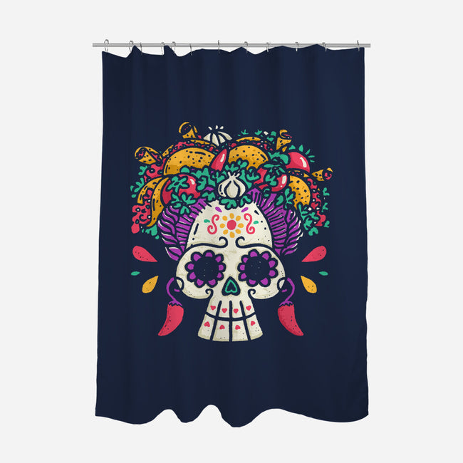 Frida Taco-None-Polyester-Shower Curtain-Wenceslao A Romero