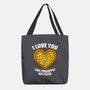 I Love You Like Pineapple On Pizza-None-Basic Tote-Bag-Boggs Nicolas