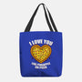 I Love You Like Pineapple On Pizza-None-Basic Tote-Bag-Boggs Nicolas