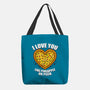 I Love You Like Pineapple On Pizza-None-Basic Tote-Bag-Boggs Nicolas