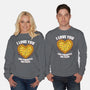 I Love You Like Pineapple On Pizza-Unisex-Crew Neck-Sweatshirt-Boggs Nicolas