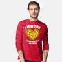 I Love You Like Pineapple On Pizza-Mens-Long Sleeved-Tee-Boggs Nicolas