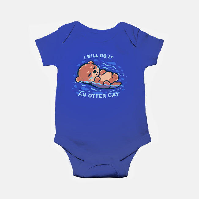 An Otter Day-Baby-Basic-Onesie-TechraNova