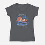 An Otter Day-Womens-V-Neck-Tee-TechraNova