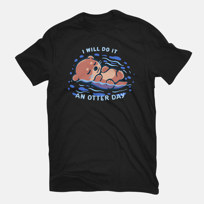 An Otter Day-Mens-Basic-Tee-TechraNova