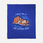 An Otter Day-None-Fleece-Blanket-TechraNova