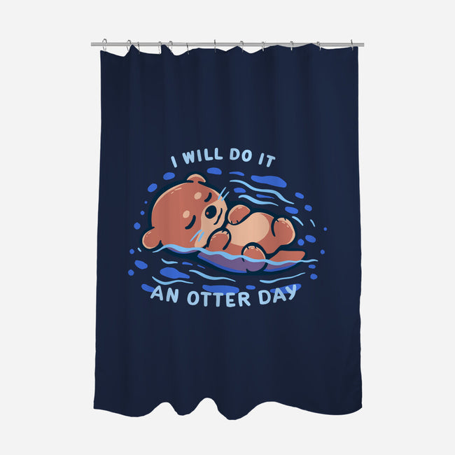 An Otter Day-None-Polyester-Shower Curtain-TechraNova