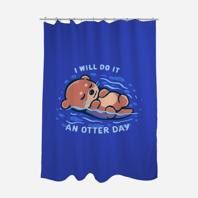 An Otter Day-None-Polyester-Shower Curtain-TechraNova