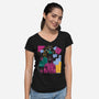 Fatal Fall-Womens-V-Neck-Tee-OnlyColorsDesigns