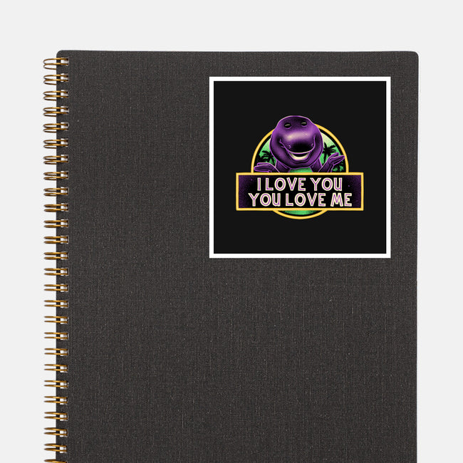 Purple Friend-None-Glossy-Sticker-glitchygorilla