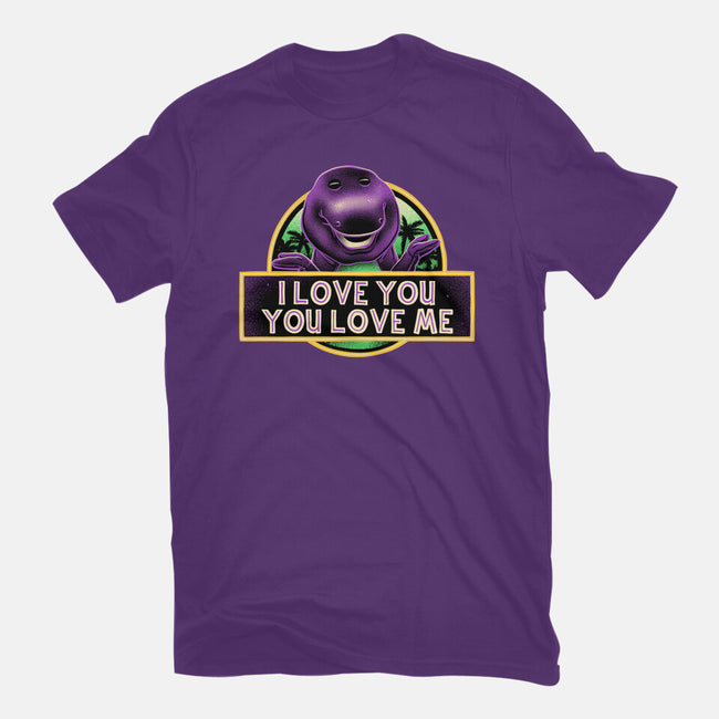 Purple Friend-Womens-Fitted-Tee-glitchygorilla