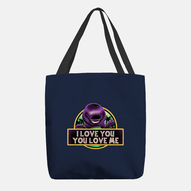 Purple Friend-None-Basic Tote-Bag-glitchygorilla