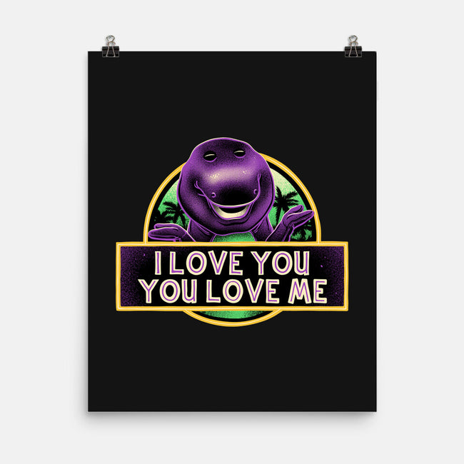 Purple Friend-None-Matte-Poster-glitchygorilla