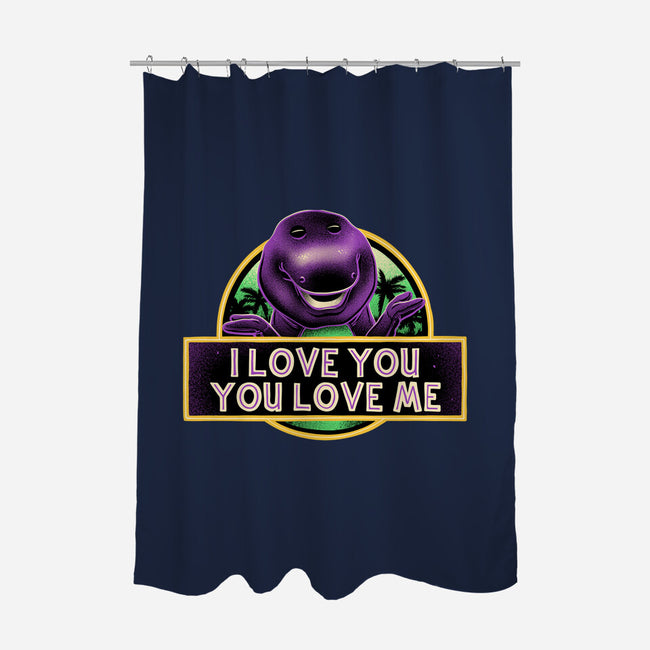 Purple Friend-None-Polyester-Shower Curtain-glitchygorilla