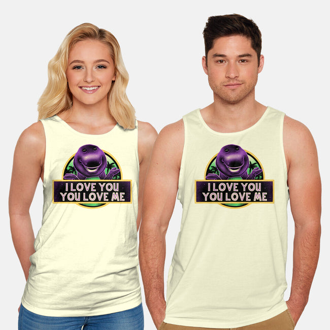 Purple Friend-Unisex-Basic-Tank-glitchygorilla