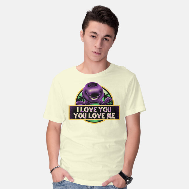 Purple Friend-Mens-Basic-Tee-glitchygorilla