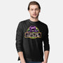 Purple Friend-Mens-Long Sleeved-Tee-glitchygorilla