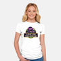 Purple Friend-Womens-Fitted-Tee-glitchygorilla