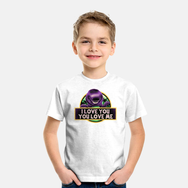 Purple Friend-Youth-Basic-Tee-glitchygorilla