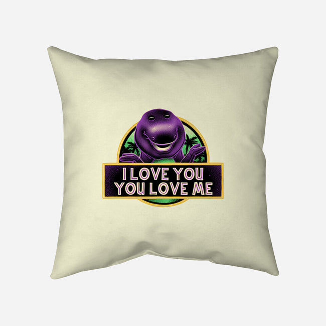 Purple Friend-None-Removable Cover w Insert-Throw Pillow-glitchygorilla