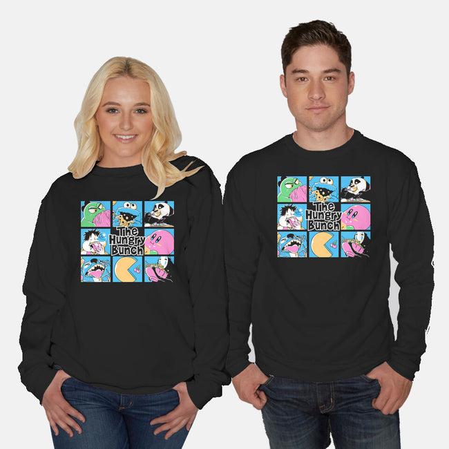 The Hungry Bunch-Unisex-Crew Neck-Sweatshirt-naomori