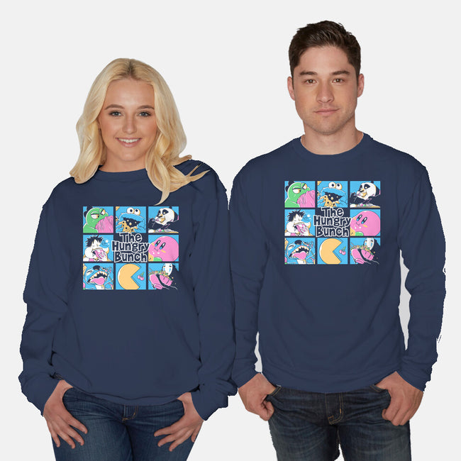 The Hungry Bunch-Unisex-Crew Neck-Sweatshirt-naomori