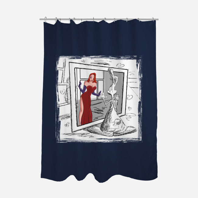 Take On Me Jessica-None-Polyester-Shower Curtain-zascanauta