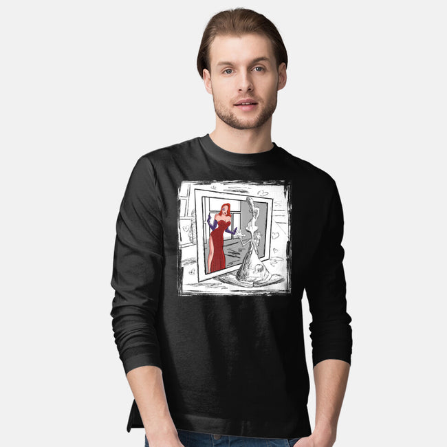 Take On Me Jessica-Mens-Long Sleeved-Tee-zascanauta