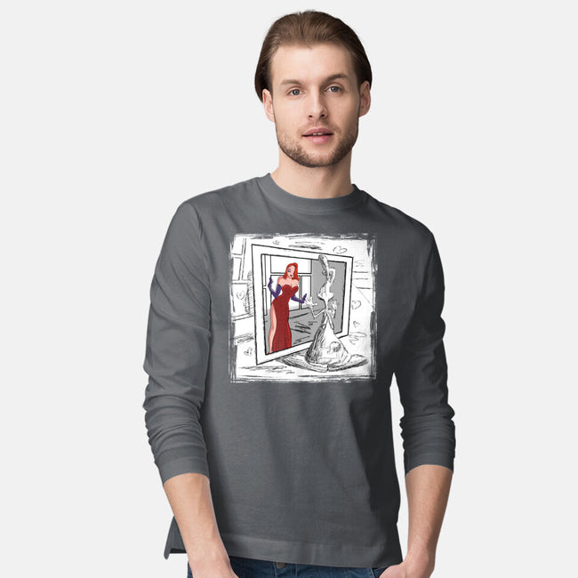 Take On Me Jessica-Mens-Long Sleeved-Tee-zascanauta