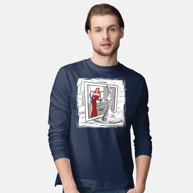 Take On Me Jessica-Mens-Long Sleeved-Tee-zascanauta