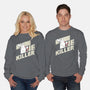 The Shining Rabbit-Unisex-Crew Neck-Sweatshirt-NMdesign