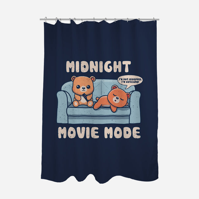 Midnight Movie Mode-None-Polyester-Shower Curtain-NMdesign