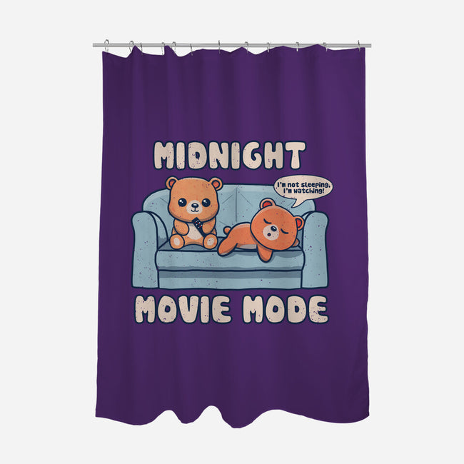 Midnight Movie Mode-None-Polyester-Shower Curtain-NMdesign