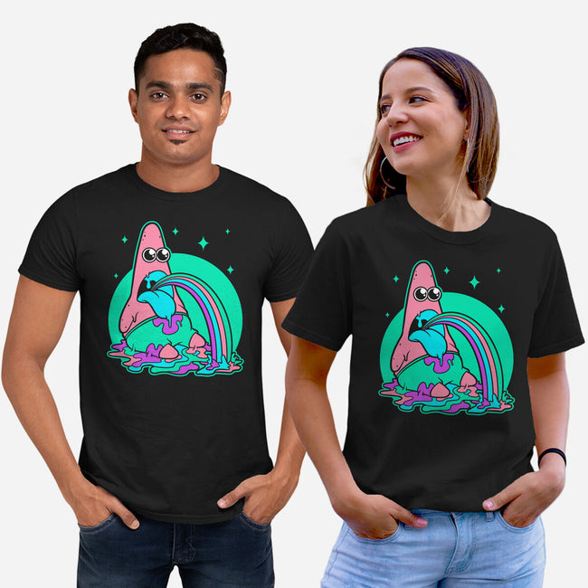 Star Cartoon Psychedelic-Unisex-Basic-Tee-Studio Mootant