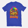 Cat Psychedelic Food Trip-Mens-Heavyweight-Tee-Studio Mootant