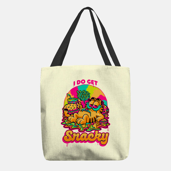 Cat Psychedelic Food Trip-None-Basic Tote-Bag-Studio Mootant