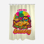 Cat Psychedelic Food Trip-None-Polyester-Shower Curtain-Studio Mootant