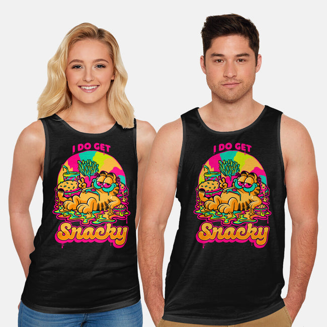 Cat Psychedelic Food Trip-Unisex-Basic-Tank-Studio Mootant