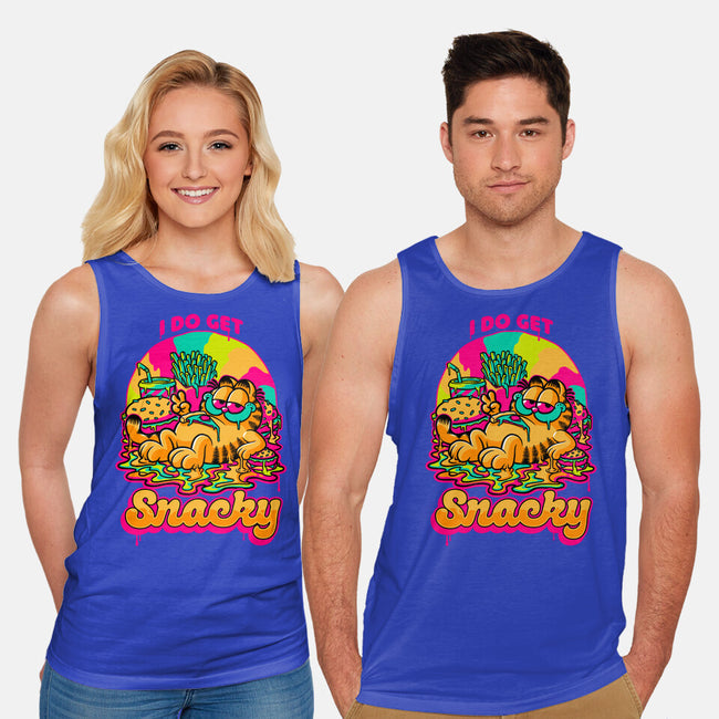 Cat Psychedelic Food Trip-Unisex-Basic-Tank-Studio Mootant