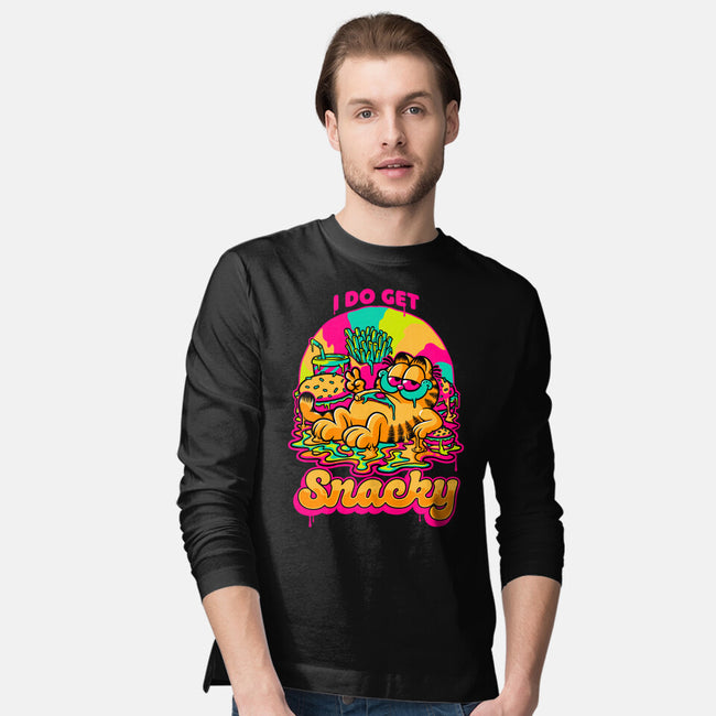 Cat Psychedelic Food Trip-Mens-Long Sleeved-Tee-Studio Mootant