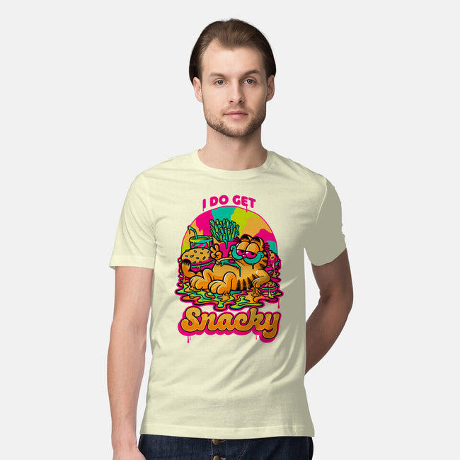 Cat Psychedelic Food Trip-Mens-Premium-Tee-Studio Mootant