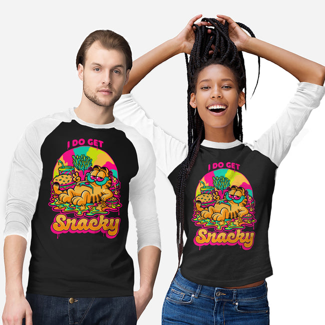 Cat Psychedelic Food Trip-Unisex-Baseball-Tee-Studio Mootant